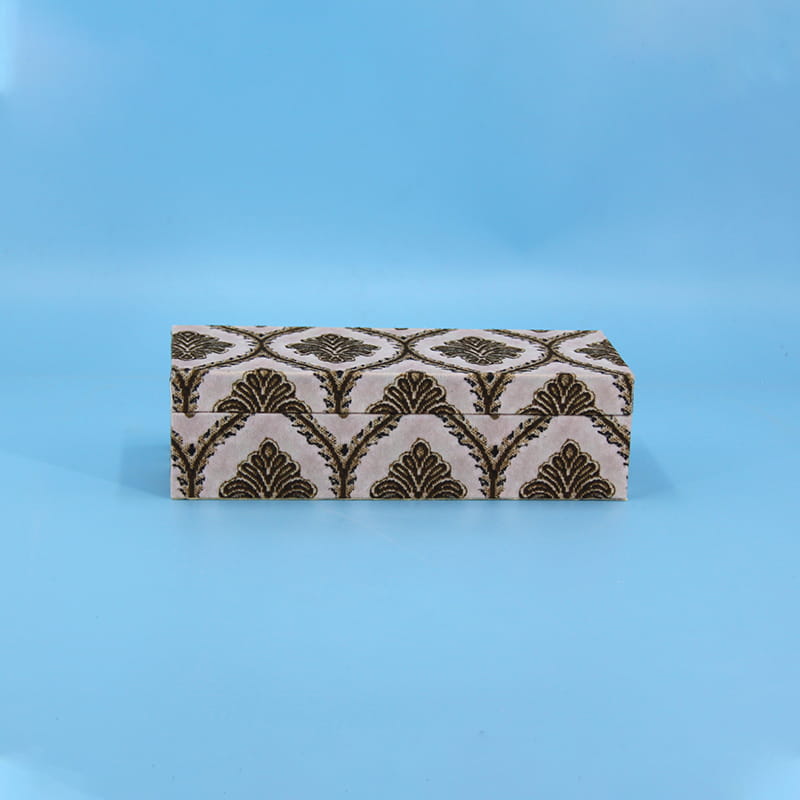 groothandel Rechthoekige Topkwaliteit Decoratieve Hars Inlay Sieraden Dozen