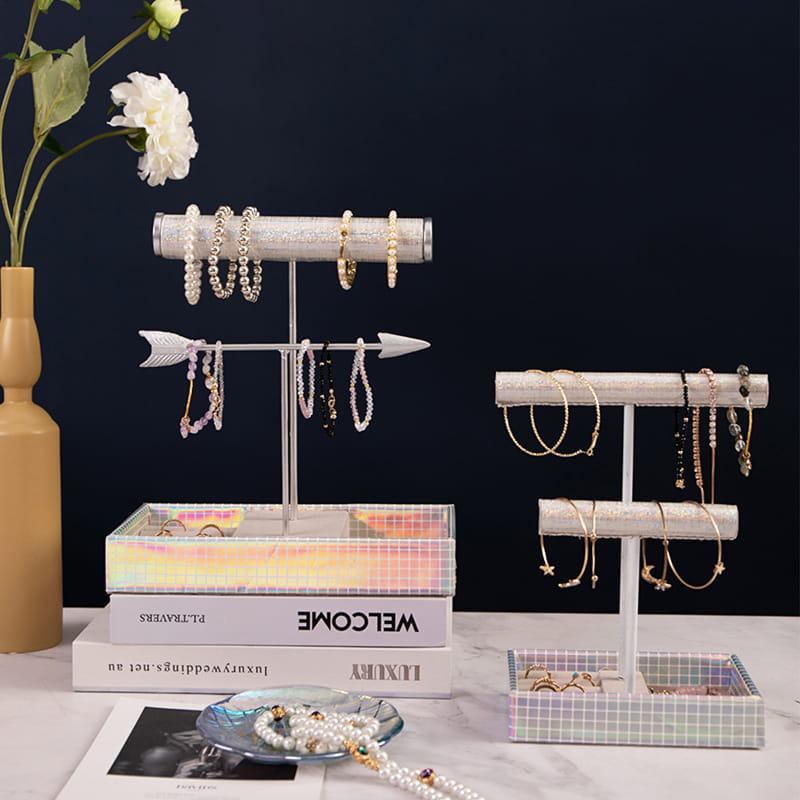 Etalagepop sieraden display set voor ketting ring opslag display