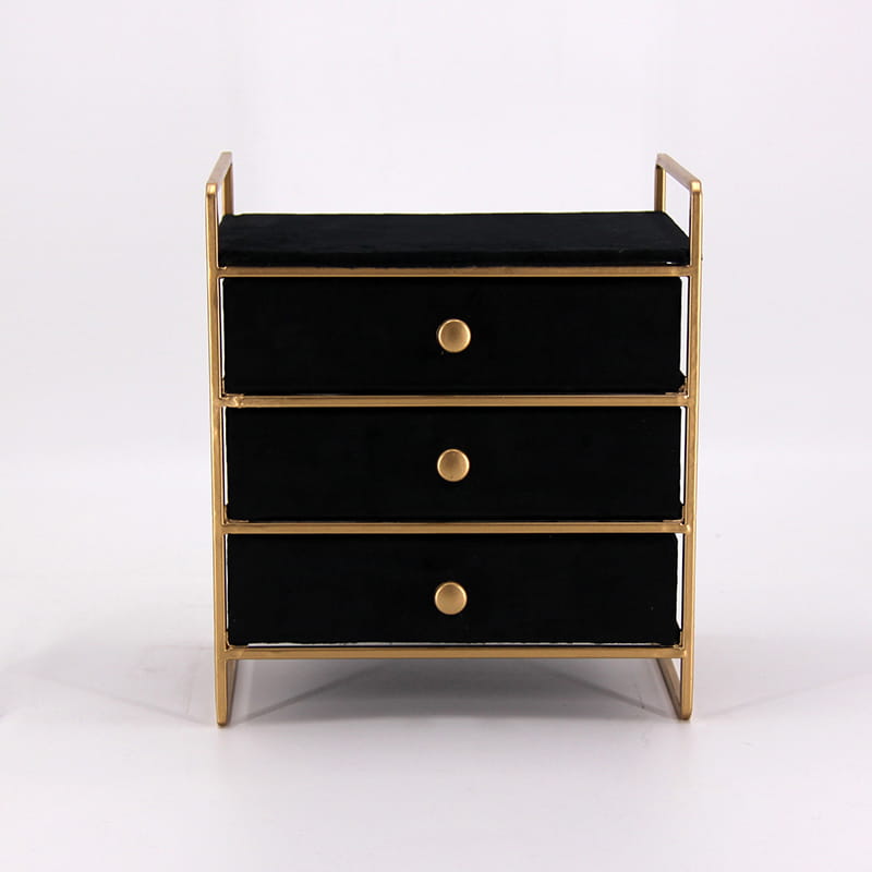 Cosmetische opbergdoos met 3 lades