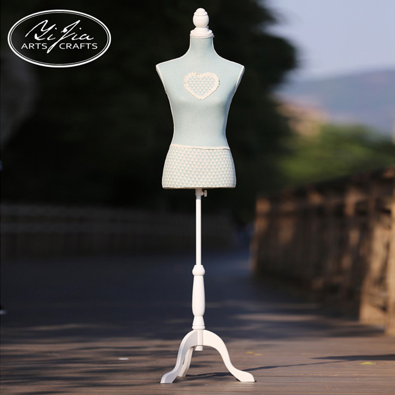 vintage woondecoratie mini schattige mannequin pop sieraden display