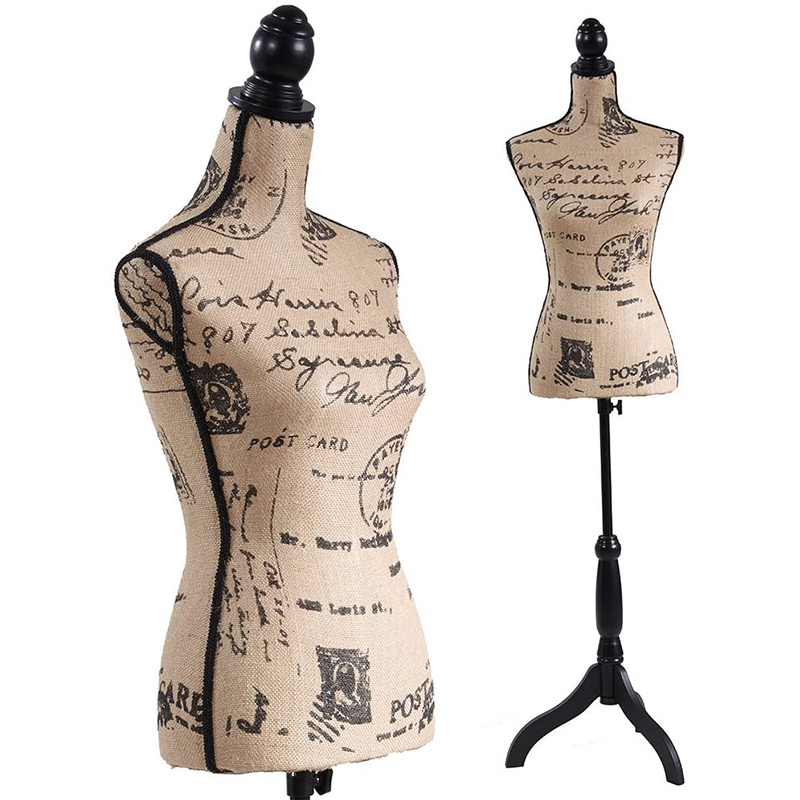 Elegante verstelbare paspop voor dames half lichaam